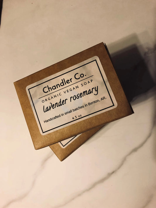 Vegan Lavender Rosemary Bar Soap