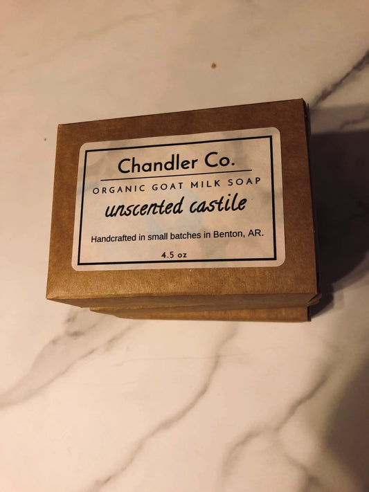 Unscented Castile Goat Milk Bar Soap