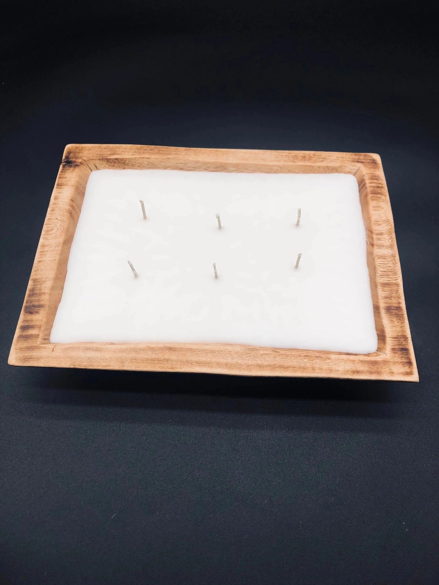 Rectangle Dough Bowl Candle