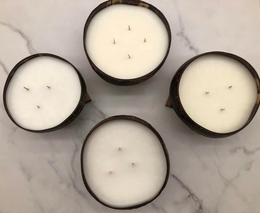 Reclaimed Coconut Shell Candle