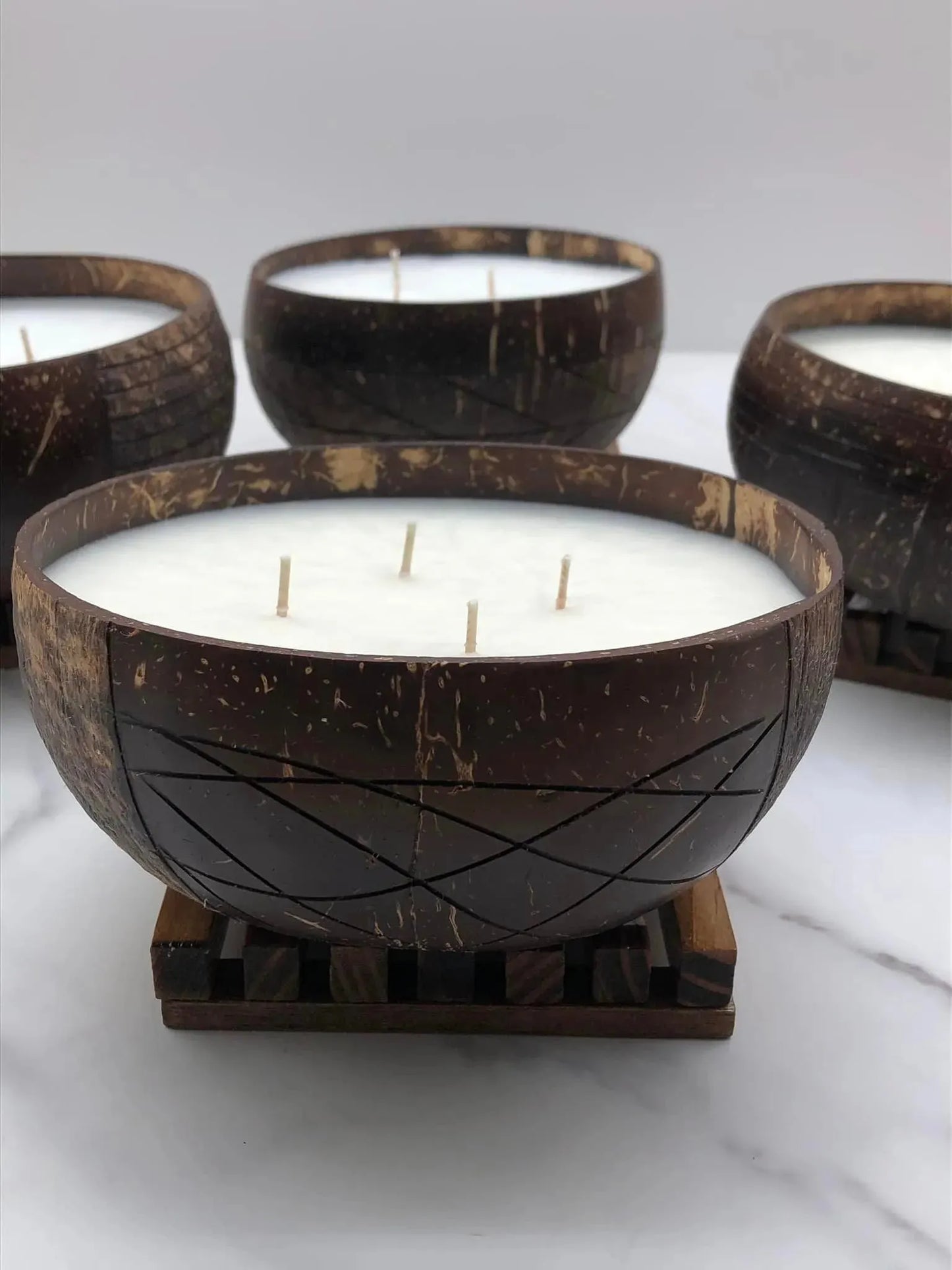 Reclaimed Coconut Shell Candle